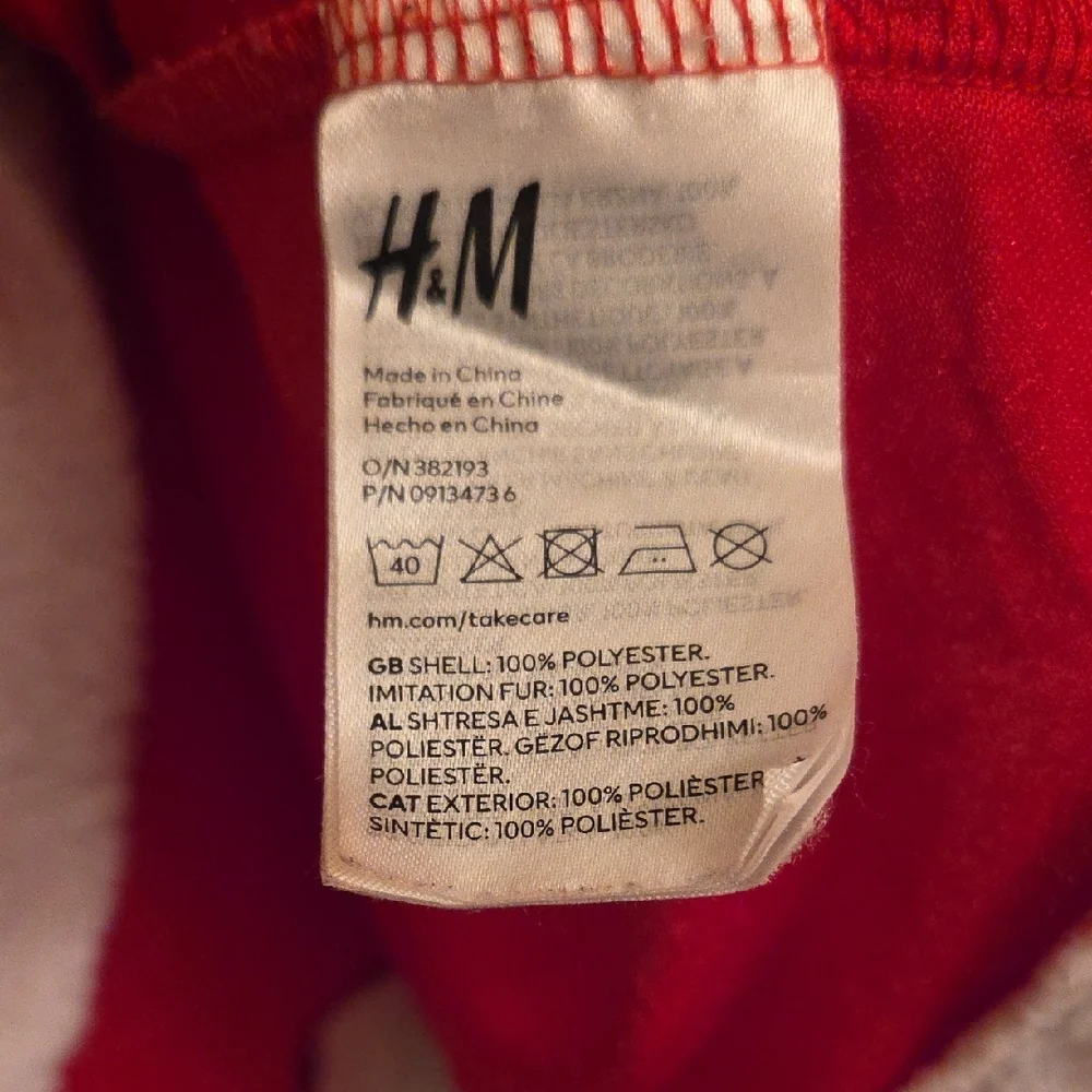 H&M Festive Red and White Kids‎ Costume
